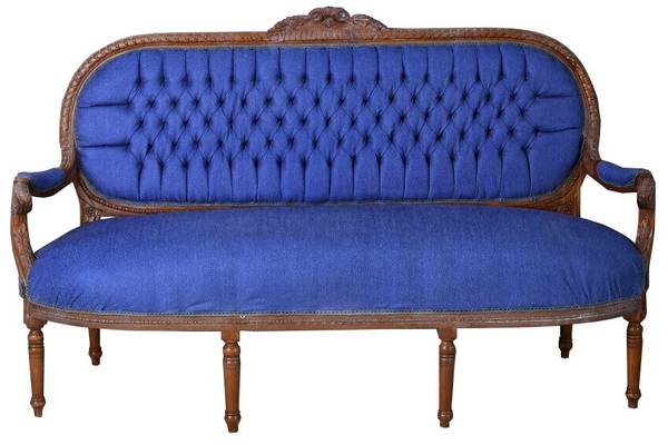 Canapé Louis croix vé bâton